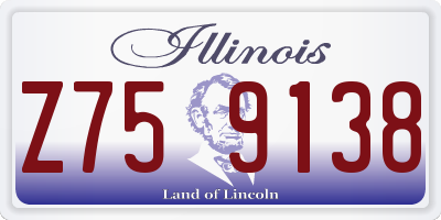 IL license plate Z759138