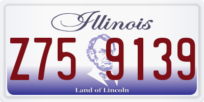 IL license plate Z759139