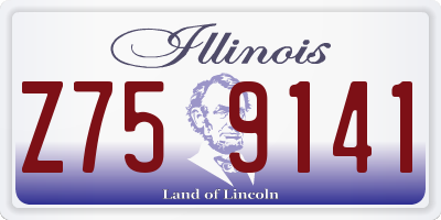 IL license plate Z759141