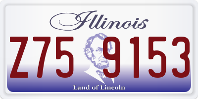 IL license plate Z759153