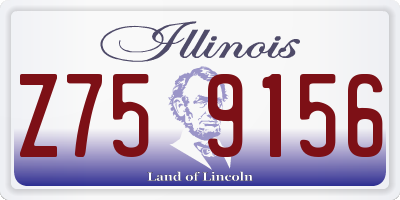 IL license plate Z759156