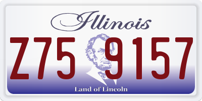 IL license plate Z759157