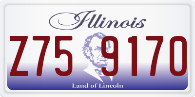 IL license plate Z759170