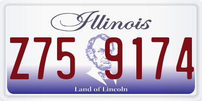 IL license plate Z759174