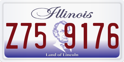 IL license plate Z759176
