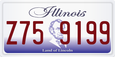 IL license plate Z759199