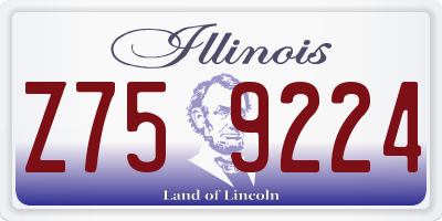 IL license plate Z759224