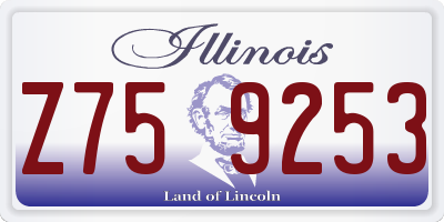 IL license plate Z759253