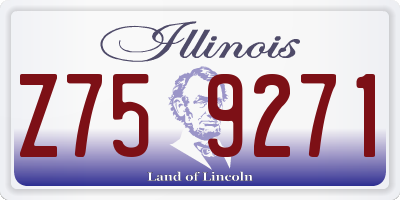 IL license plate Z759271