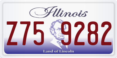 IL license plate Z759282