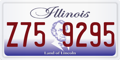 IL license plate Z759295