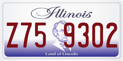 IL license plate Z759302