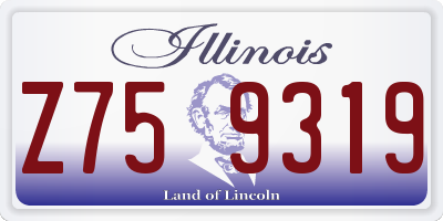IL license plate Z759319
