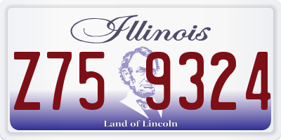 IL license plate Z759324