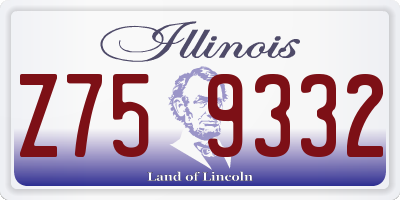 IL license plate Z759332