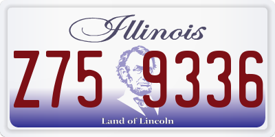 IL license plate Z759336