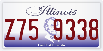 IL license plate Z759338