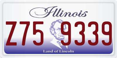 IL license plate Z759339