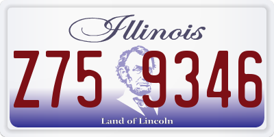 IL license plate Z759346