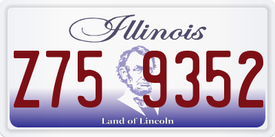 IL license plate Z759352