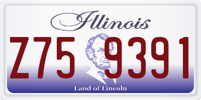 IL license plate Z759391