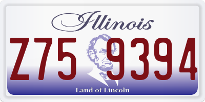 IL license plate Z759394