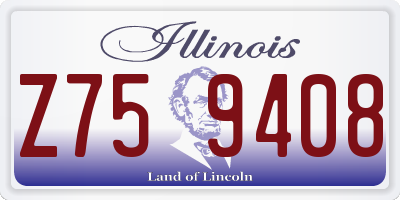 IL license plate Z759408