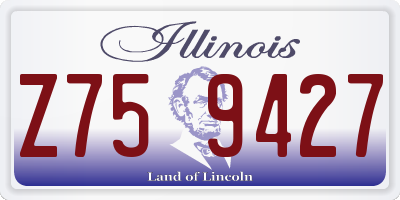 IL license plate Z759427