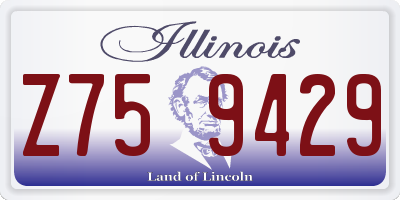 IL license plate Z759429