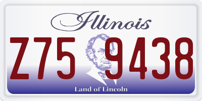 IL license plate Z759438