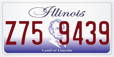 IL license plate Z759439