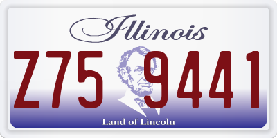IL license plate Z759441