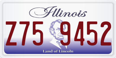 IL license plate Z759452
