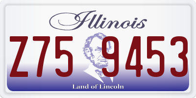 IL license plate Z759453