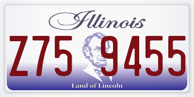 IL license plate Z759455