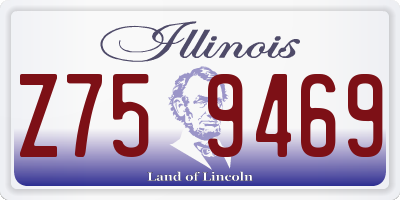 IL license plate Z759469