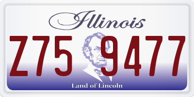 IL license plate Z759477