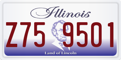IL license plate Z759501
