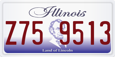 IL license plate Z759513