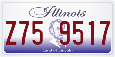 IL license plate Z759517