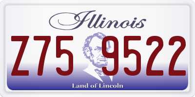 IL license plate Z759522