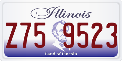 IL license plate Z759523