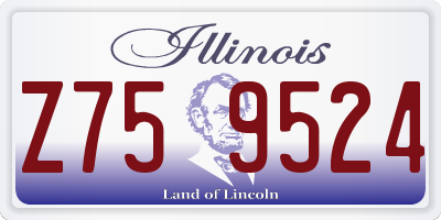 IL license plate Z759524