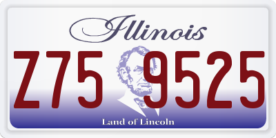 IL license plate Z759525