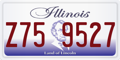 IL license plate Z759527