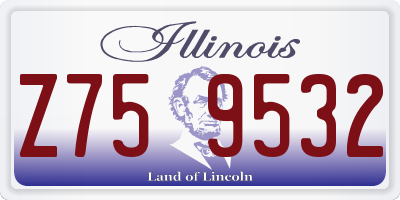 IL license plate Z759532
