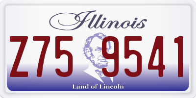 IL license plate Z759541
