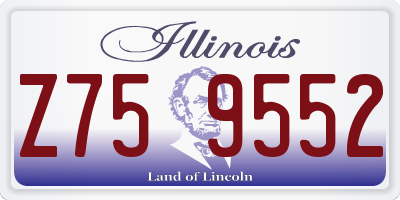 IL license plate Z759552