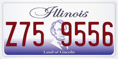 IL license plate Z759556
