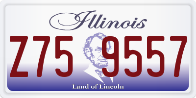 IL license plate Z759557